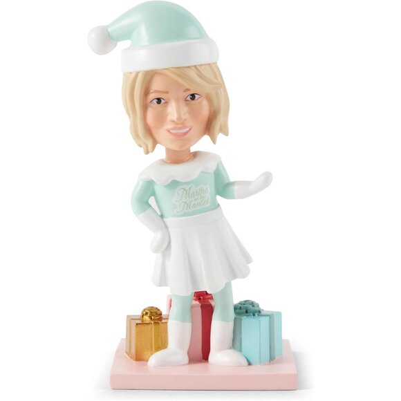 Martha Stewert Other - Martha Stewart Funny Bobbleheads – Martha on The Mantel Santa Bobblehead